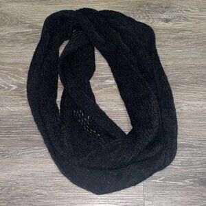 $5 or FREE with purchase! Black Crochet Infinity Scarf